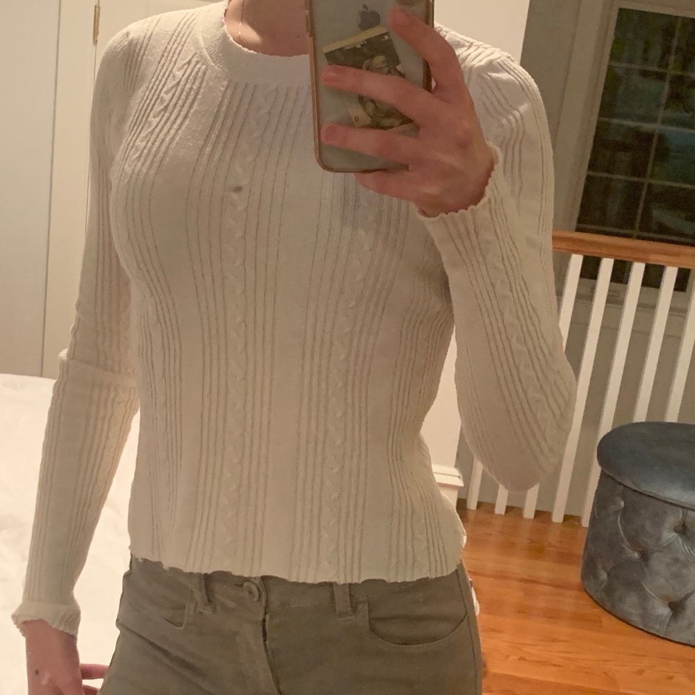 Cream Sweater/Shirt
